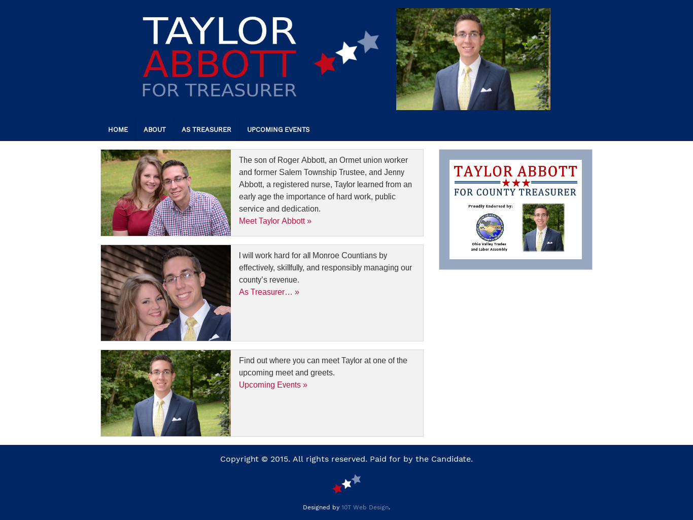 Taylor Abbott for Treasurer