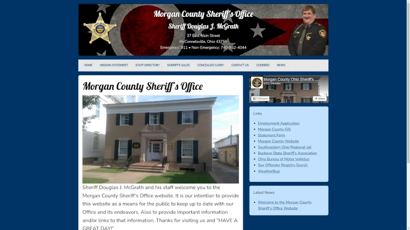 Morgan County Sheriffs Office Desktop Website