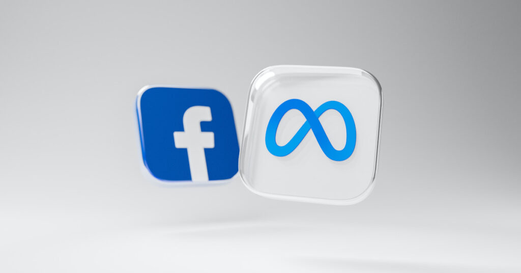 Facebook and Meta Logos